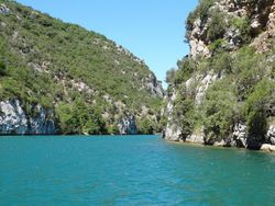 les basses gorges du Verdon